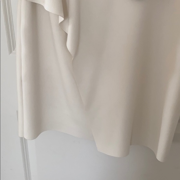 Halston Asymmetric Flounce Dress - Picture 6 of 9